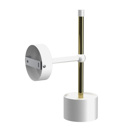 Milagro Kinkiet Arena 1xGX53 Biały/Złoty MLP7753 Biel / Złoto