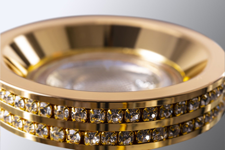 Oczko EVA ROUND GOLD Azzardo AZ1459 złoty