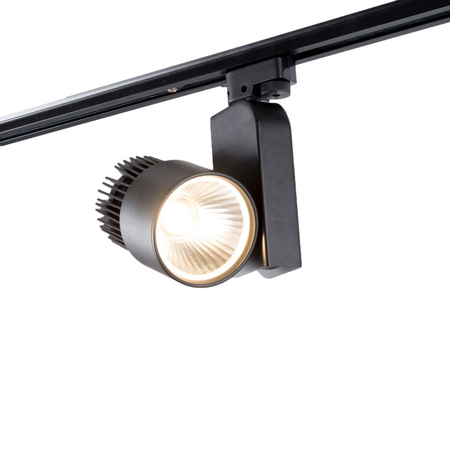 Reflektor Szynowy 1-fazowy LED Track Light 30W Czarny - Barwa Biała Naturalna