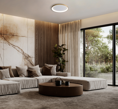 Plafon Italux Raden CLN-3151-M-GD Złoty