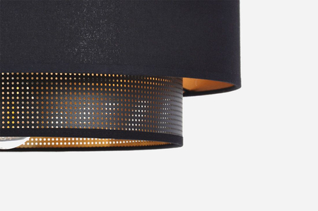 Lampa wisząca AMOS Kaja K-5282 czarny/złoty