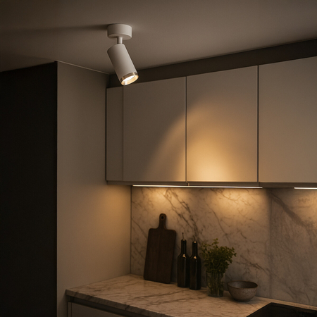 Milagro Oprawa Mica Spot Biały + Chrom 1xGU10 ML2095 BIAŁY