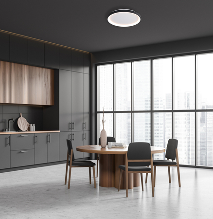 Plafon Italux Raden CLN-3151-M-BK Czarny