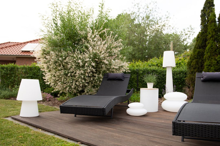 Lampa stojąca No.1 zewnętrzna ogrodowa 2700K RGB 60cm, biały 32524L