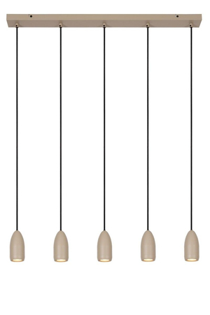 Lampa wisząca Lucide EVORA 45406/05/41 czarny