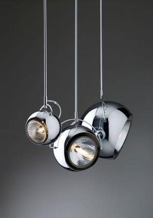 Lampa wisząca Fabbian D57A0715 Beluga Steel D140 Ø14cm Cromoto