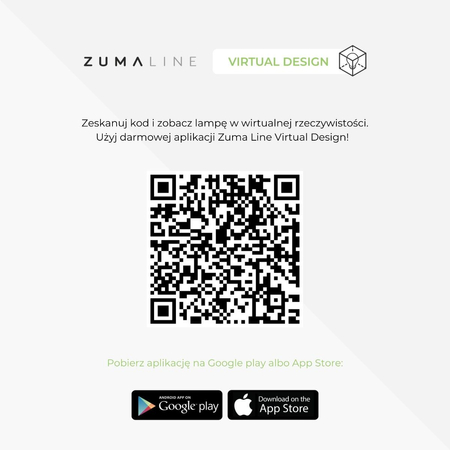 Lampa sufitowa Zuma Line Loya Pendant P0461-01A-L8L8 Czarna