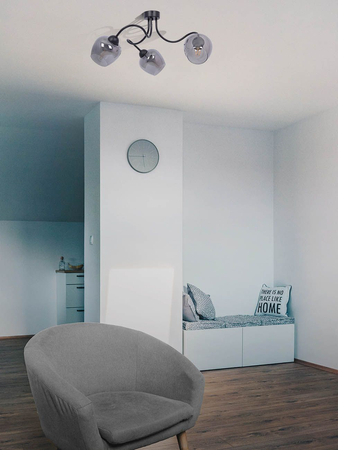 Lampa sufitowa SARA Kaja K-5195 grafitowy