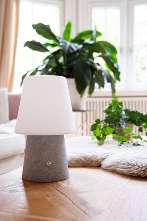 Lampa stojąca No.1 zewnętrzna ogrodowa 2700K RGB ściemnialna z baterią 30cm, błękitny niebieski 32584L 