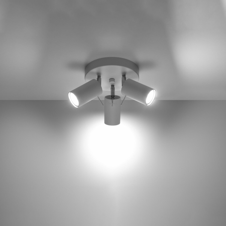 Sollux Lighting Plafon RING 3P biały SL.1015