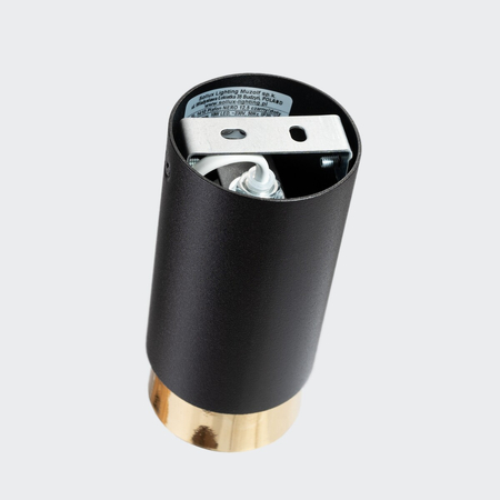 Sollux Lighting Plafon NERO 12,5 czarny/złoty SL.1410