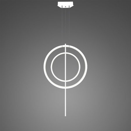 Lampa wisząca Linea No.5 60/40cm biała 3k ściemnialna