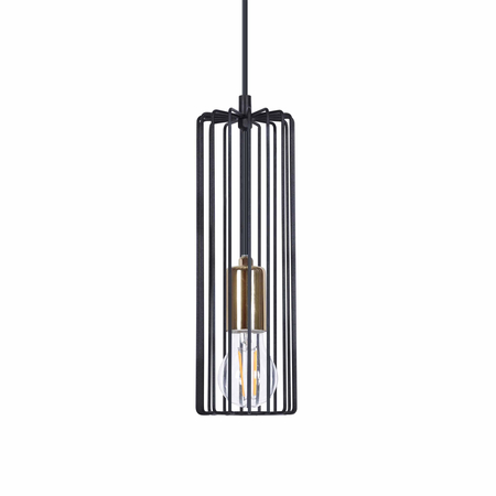 Lampa wisząca GABIA Kaja K-4935 czarny/złoty