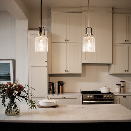 Lampa wisząca Kitner - 1 źródło światła - Naturalny mosiądz Quintiesse QN-KITNER-P-NBR