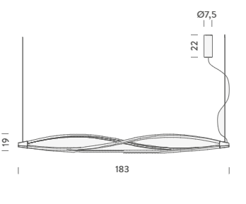 Lampa wisząca Nemo ITWLDW57 In The Wind