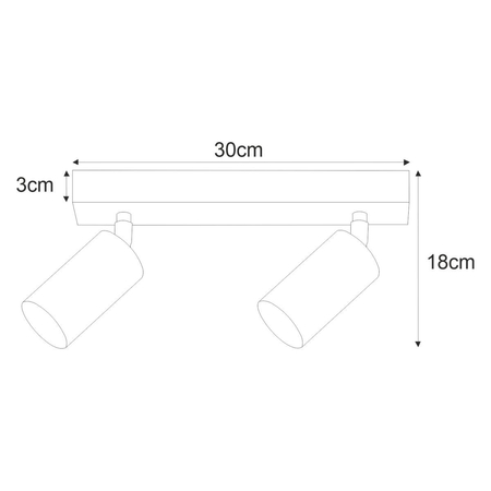 Spot MONTI Kaja K-4726 czarny