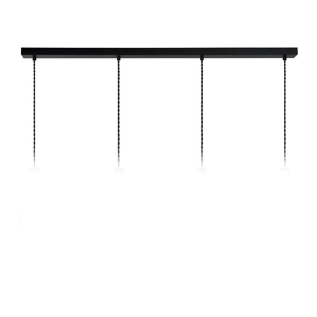 Lampa wisząca Lucide TEUN 45471/04/30 czarny/srebrny