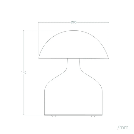 Bezprzewodowa Lampka stołowa Abigali Caffe 3W CCT ładowalna USB