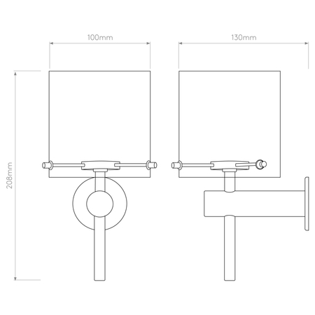 Kinkiet Astro Arezzo Wall 1049001 Polerowany Chrom