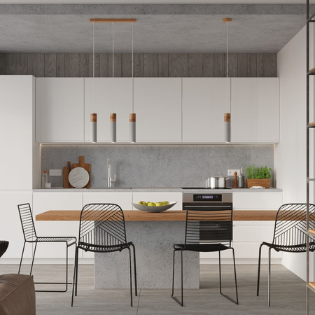 Sollux Lighting Lampa wisząca ZANE 3 szara SL.0967