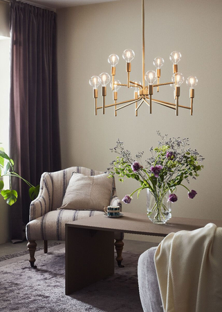 Lampa wisząca Markslöjd REGENT 108106 złoty