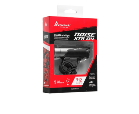 Lampa rowerowa Mactronic NOISE XTR 04 z akumulatorem