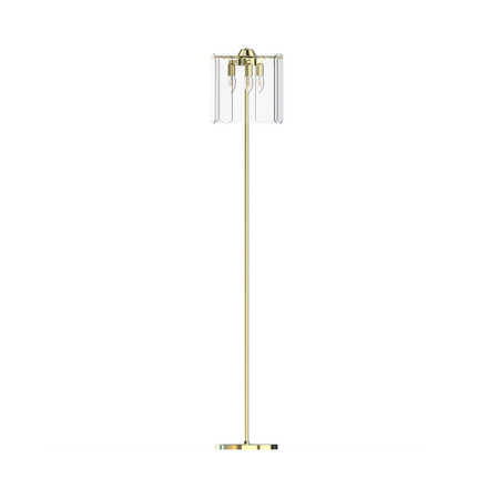 Lampa podłogowa Zuma Line ML3523-3-EGN NIRA LAMPA PODŁOGOWA ZŁOTA/GOLD