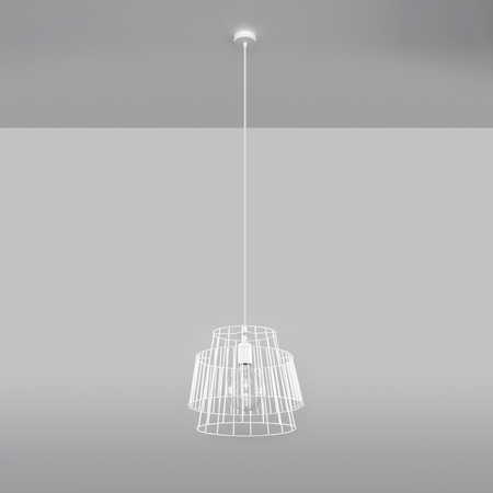 Sollux Lighting Lampa wisząca GATE biały SL.0662