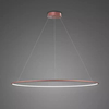 Lampa wisząca Ledowe Okręgi No.1 120cm 4k Różowe Złoto
