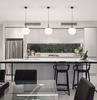 Lampa wisząca FARO Kaja K-4887 biały/czarny