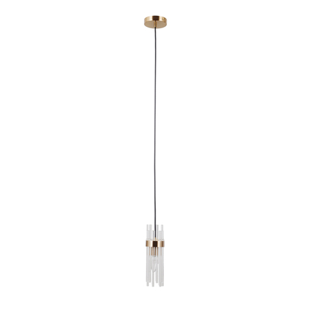 Lampa wisząca Italux Taraso PND-40760-1-HBR Złoty