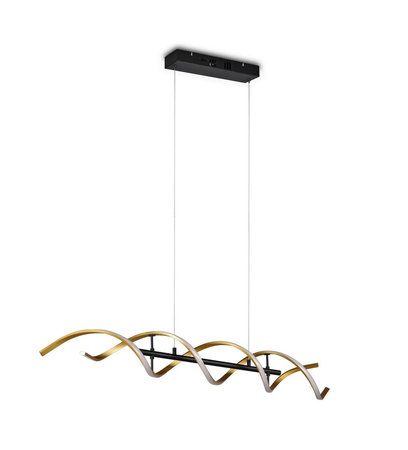 Lampa wisząca Trio 341810208 złoty