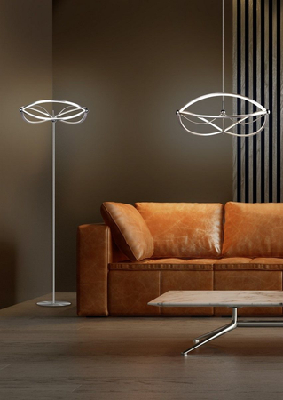 Lampa wisząca Trio 321210107 srebrny