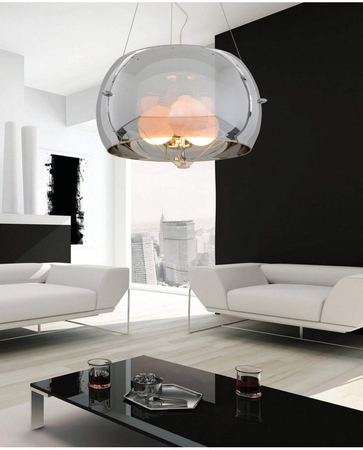 Lampa wisząca Lumina Deco LDP 6018-400 (CHR) Stilio D40