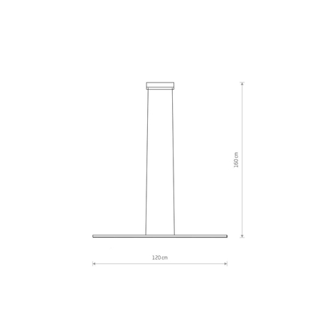 Lampa wisząca BAR LED S Nowodvorski 10363 czarny