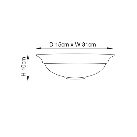 Kinkiet Endon Lighting Hillside UG-WB-G