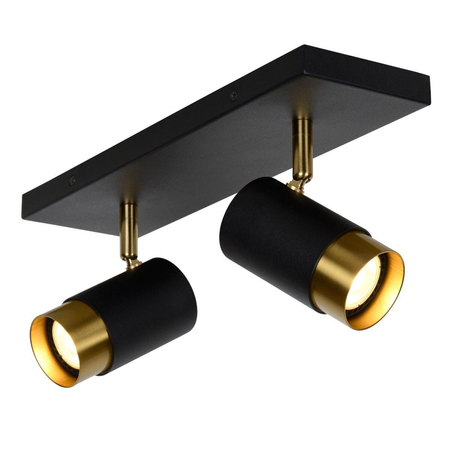 Reflektor Lucide FLORIS 35913/02/30 czarny/złoty