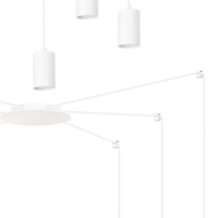Lampa wisząca TRAKER 6 WH/WHITE Emibig 525/6 biały