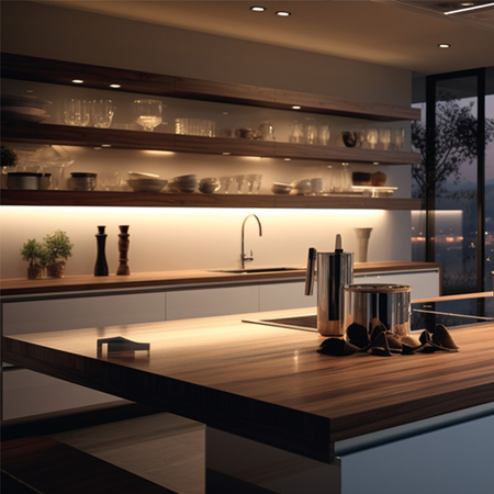 Eko-Light Lampa Podszafkowa Dual 18W 4000K USB-A/C + Gniazda 230V EKB1444 BIAŁY