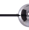 Lampa wisząca SANDRA 1 BLACK Azzardo AZ3351 black / chrome