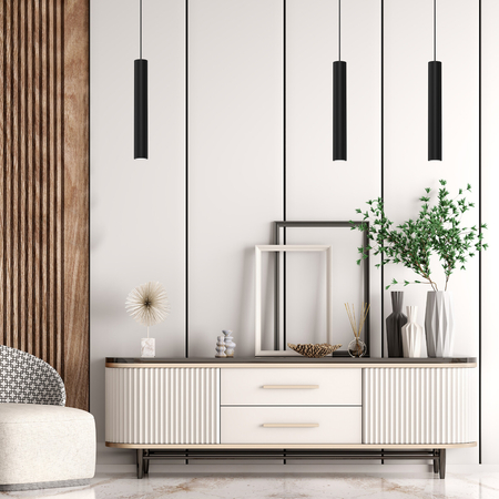 Milagro Lampa wisząca HUDSON BLACK 1xGU10 MLP8791 CZARNY