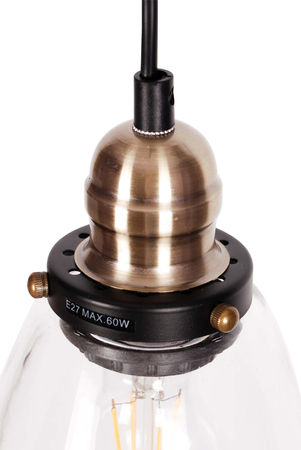 Lampa wisząca SAMANTA Kaja K-8036B-3 czarny