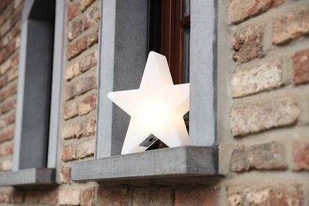 Gwiazda LED Lampa wewnętrzna 3000K Biała ciepła 30cm 32508L biały