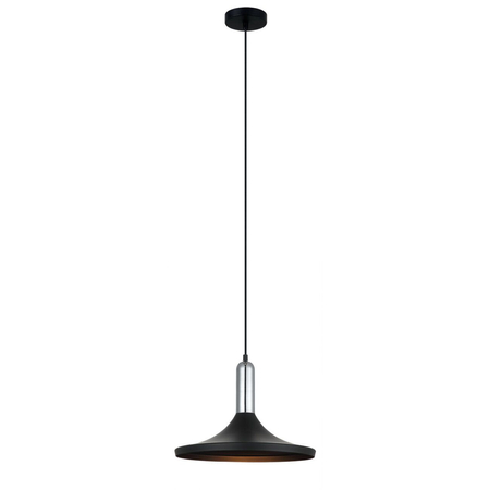 Lampa wisząca Italux Lusty MDM-3027/1 BK+CR Czarny