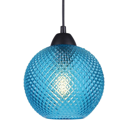 Lampa wisząca Luces Exclusivas BUENOS LE41913 niebieski