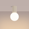 Sollux Lighting Plafon HALO beżowy IP44 SL.1718