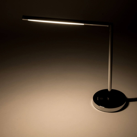 Lampka biurkowa Greenie LED metalowa, ściemnialna dotykowo 3,5W