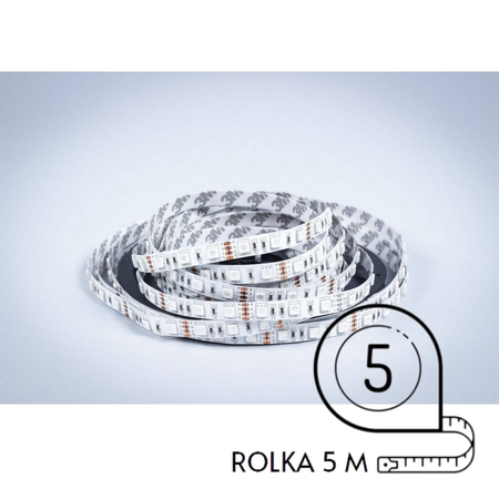 Taśma LED Greenie 60x5050SMD 14,4W/m RGB+WW Biały ciepły rolka 5m
