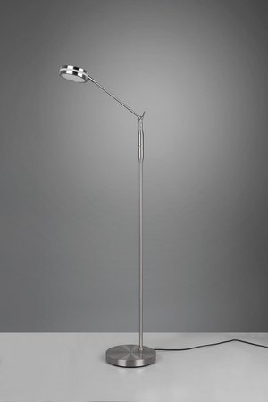 Lampa podłogowa Trio 426510107 srebrny