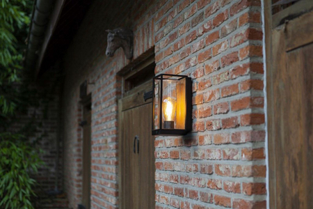 Kinkiet zewnętrzny Lutec FLAIR 5288814012 drewniany